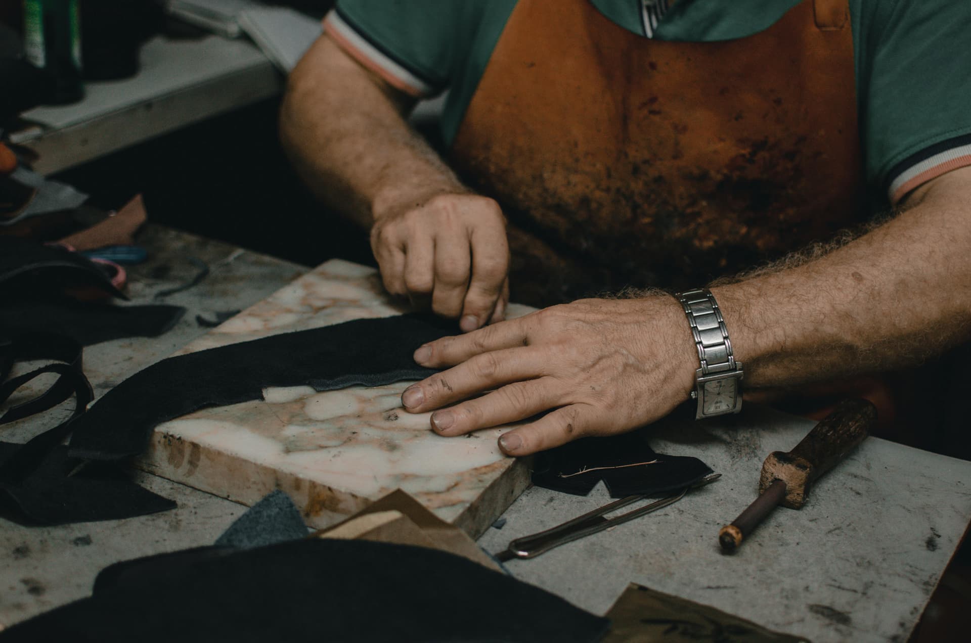 Leather crafting process