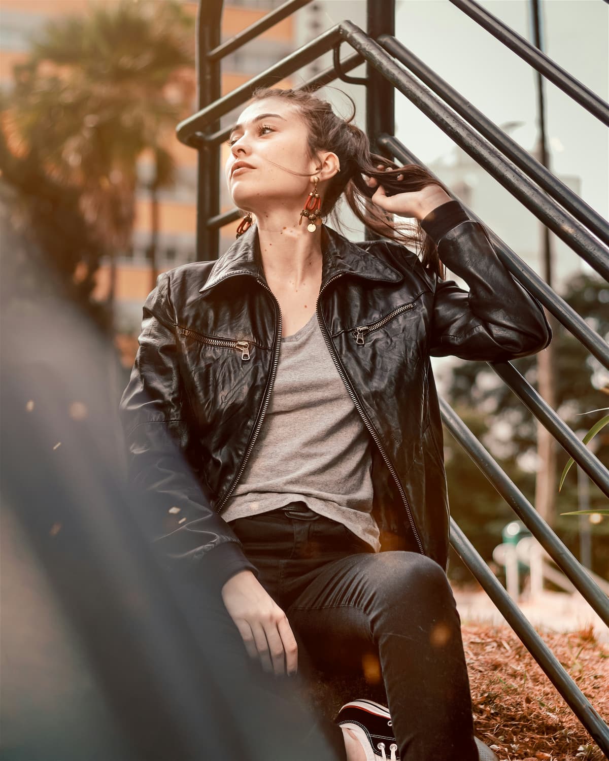 Classic Black Biker Jacket