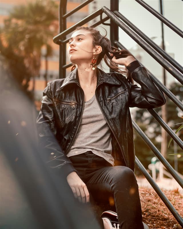 Classic Black Biker Jacket