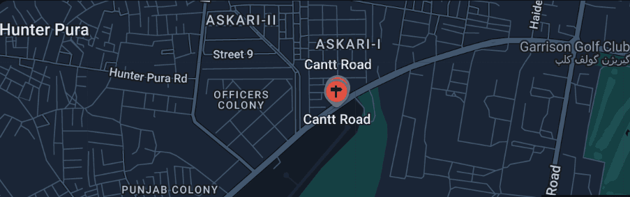 Map of Sialkot Workshop Location